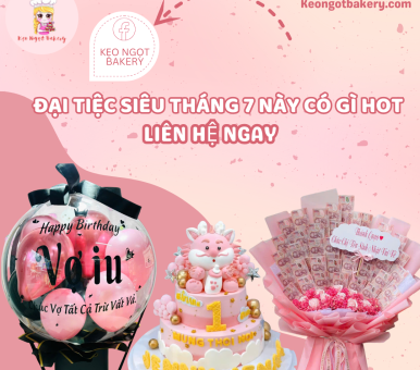 Tháng 7 Có Gì Hot Tại Kẹo Ngọt Bakery?