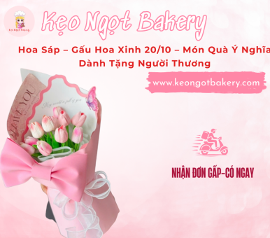 Hoa Sáp – Gấu Hoa Xinh 20/10 – Món Quà Ý Nghĩa Dành Tặng Người Thương