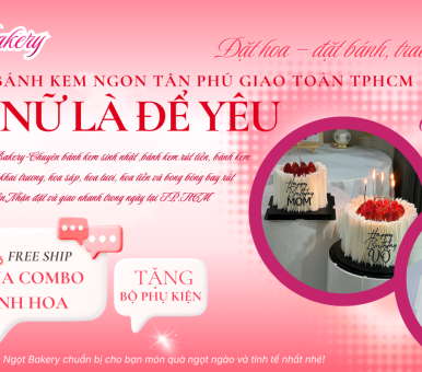 Các mẫu bánh kem siêu hot tại Kẹo Ngọt Bakery