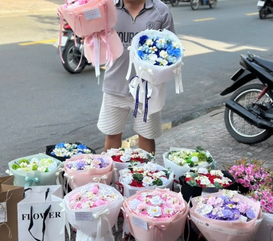GIỚI THIỆU VỀ HOA SÁP CAO CẤP TẠI KẸO NGỌT BAKERY