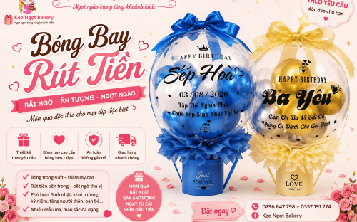 Bóng Bay Rút Tiền – Món Quà Sinh Nhật Độc Đáo, Bất Ngờ Và Ý Nghĩa Năm 2026