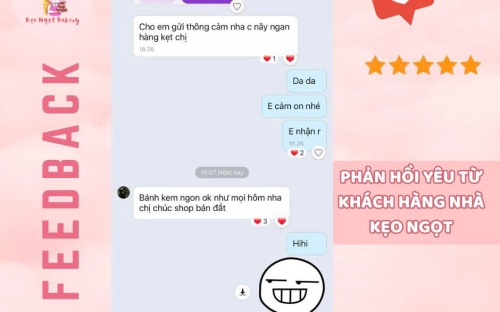 Feedback Khách Hàng – Kẹo Ngọt Bakery Luôn Làm Hài Lòng Người Nhận