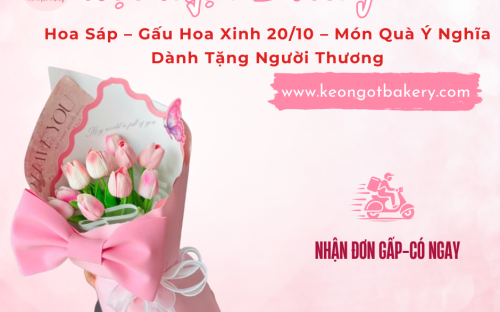 Hoa Sáp – Gấu Hoa Xinh 20/10 – Món Quà Ý Nghĩa Dành Tặng Người Thương