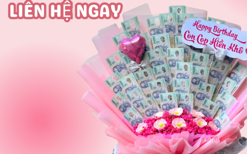 Mẫu Hoa Tiền 500K – Xu Hướng Quà Tặng Hot Nhất 2025