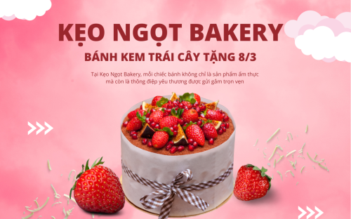 Bánh Kem Trái Cây Tặng 8/3 – Món Quà Ngọt Ngào Dành Cho Phái Đẹp