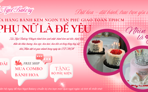 Các mẫu bánh kem siêu hot tại Kẹo Ngọt Bakery