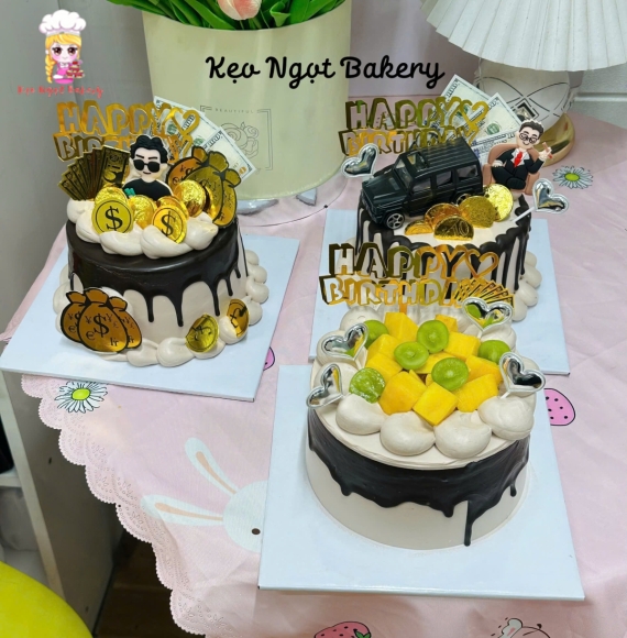 Các mẫu bánh kem dành cho nam bán chạy năm nay 