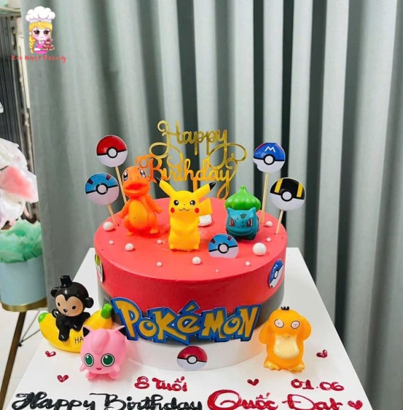 Bánh kem dành cho bé trai 8 tuổi 