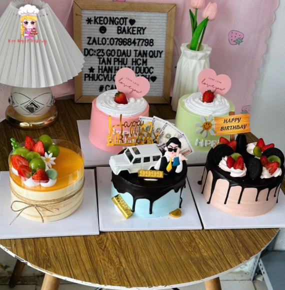 những mẫu bánh kem bán chạy nhất kẹo ngọt 