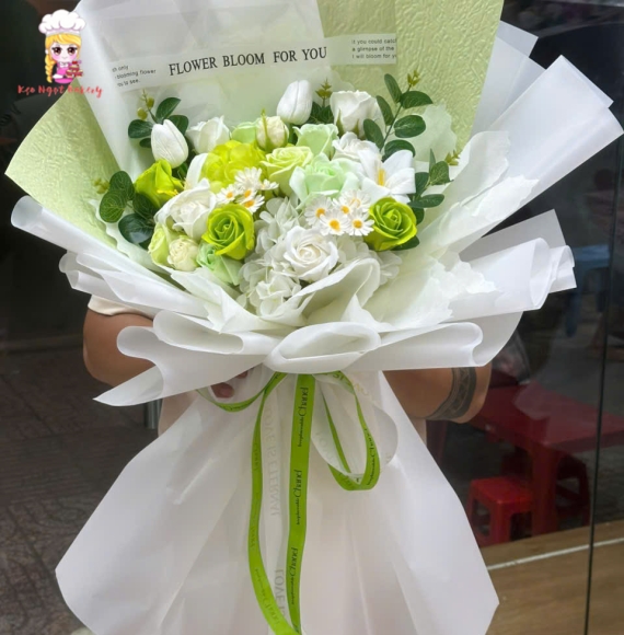 Mẫu hoa sáp  tặng 20/10