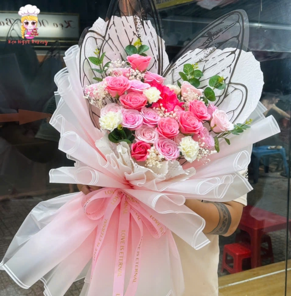 Mẫu hoa sáp  tặng 20/10