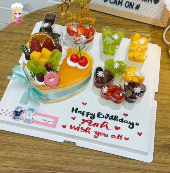 Mẫu bánh sét ly panacota siêu chuộng