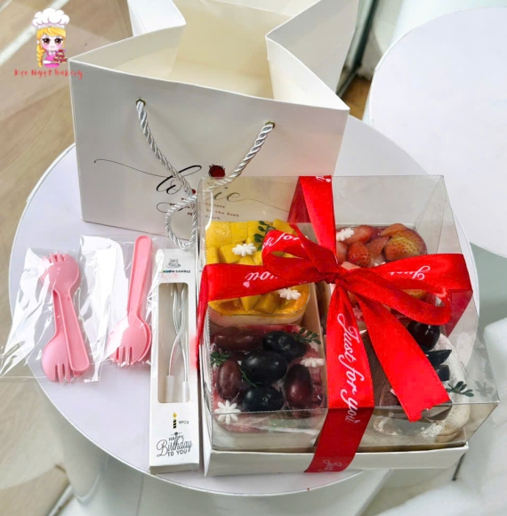 Mẫu bánh sét ly panacota siêu chuộng 4 ly đủ vị