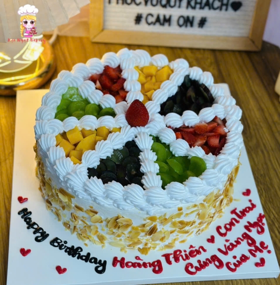 Bánh kem bắp mừng sinh nhật tặng mẹ yêu