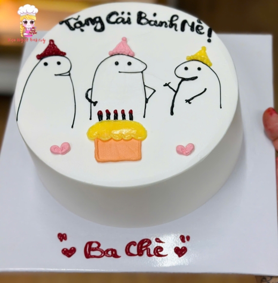 Bánh kem làm siêu dễ thương tặng bạn bè