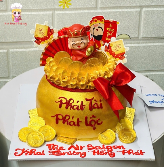 Bánh Mừng có chữ Phát Tài Phát Lộc