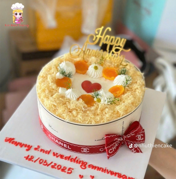 Bánh bông lan trứng muối tặng bạn bè