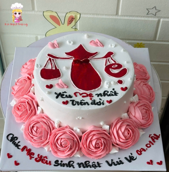 bánh kem rút tiền dành tặng mẹ tại Kẹo Ngọt