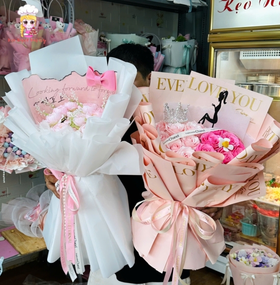 Mẫu hoa sáp siêu hot tặng người yêu