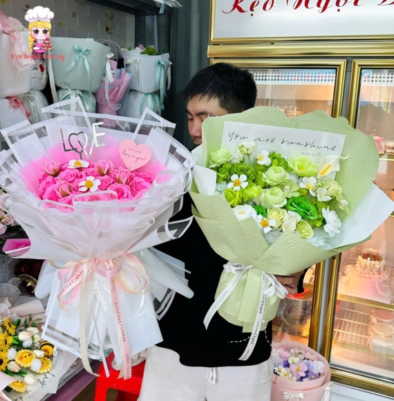 Các mẫu hoa sáp hot tại Kẹo Ngọt