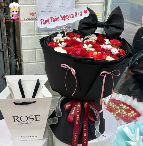 Mẫu hoa sáp siêu hot tặng em 