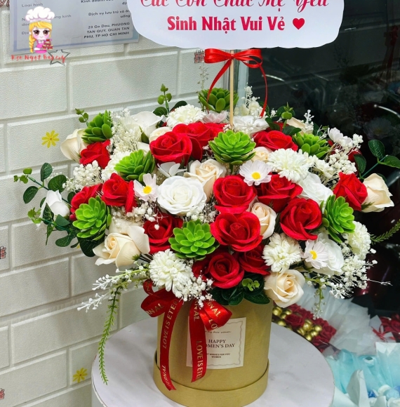 Mẫu hoa sáp tặng mẹ siêu hot