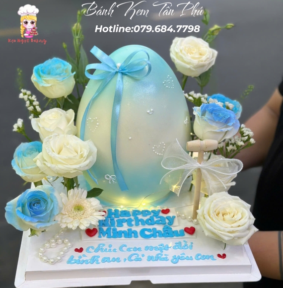 Bánh trứng tone xanh hot nhất 2026