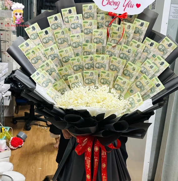 Bó hoa 100k tặng chồng yêu 