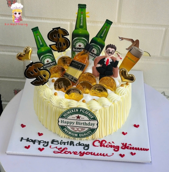 Bánh kem dành tặng các bạn nam hot 