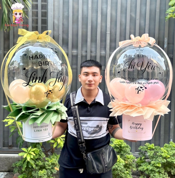 Bóng bay kéo Tiền