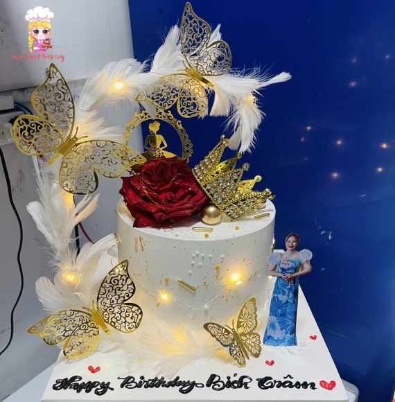 Bánh kem rút tiền 50 tờ 1k