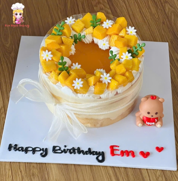 Bánh mousse vị xoài 