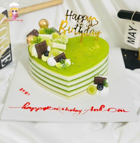 Bánh kem rau cau tặng anh yêu sinh nhật