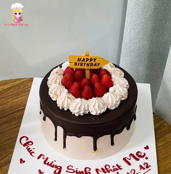 Bánh kem chúc mừng sinh nhật mẹ