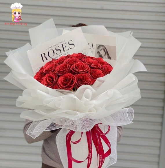 Bó hoa sáp mừng sinh nhật sếp