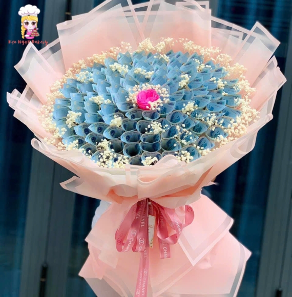 Bó hoa tiền tờ 20k gần đây