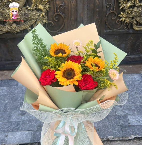 Bó hoa mừng tốt nghiệp