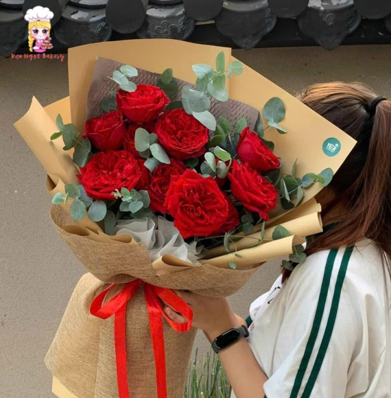 Bó hoa hồng ở quận 1