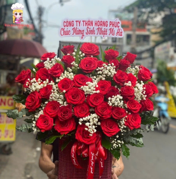 Giỏ hoa mừng khai trương