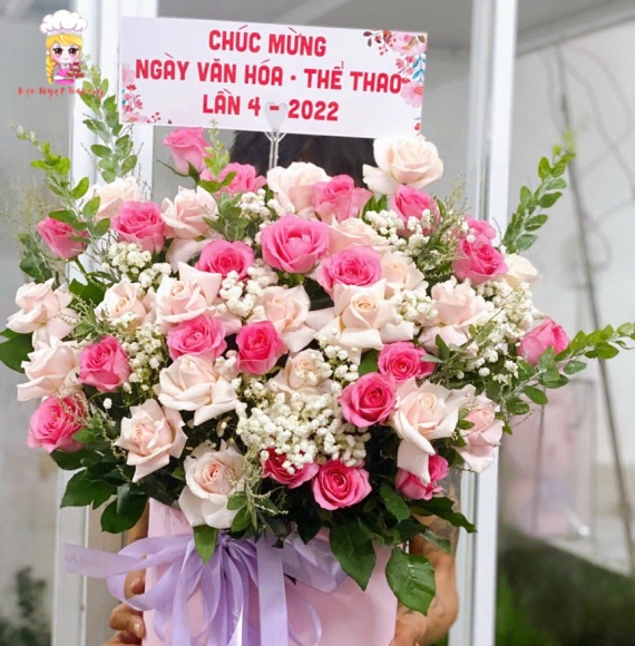 Giỏ hoa chúc mừng ở tân phú