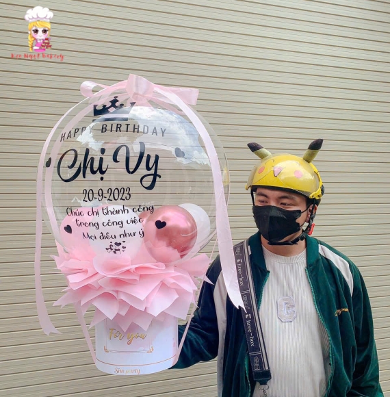 Bóng bay rút tiền tại quận 1