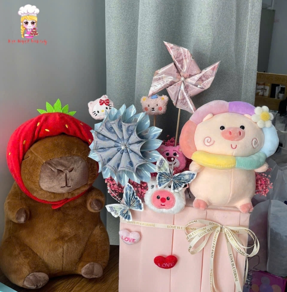 Sét quà gấu bông tặng bé