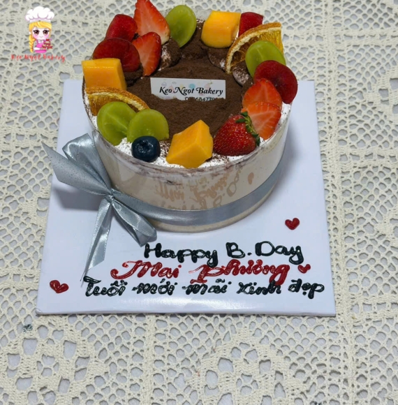 Bánh tiramisu tặng sinh bạn thân