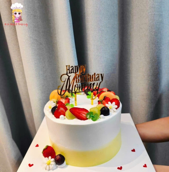 Bánh kem phô mai trái cây dành tặng mẹ