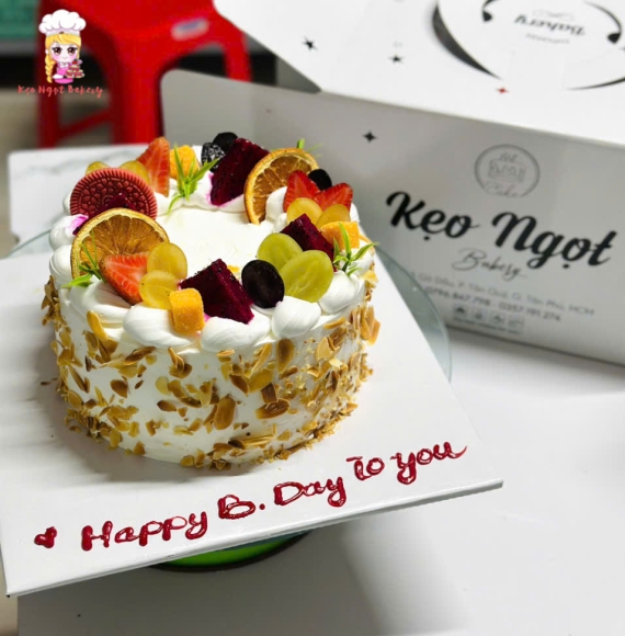 Bánh kem bắp tặng bạn thân