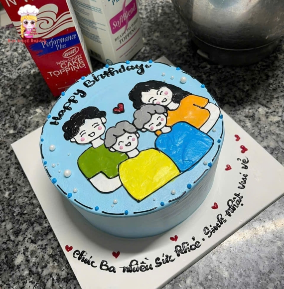 Bánh sinh nhật chúc mừng ba