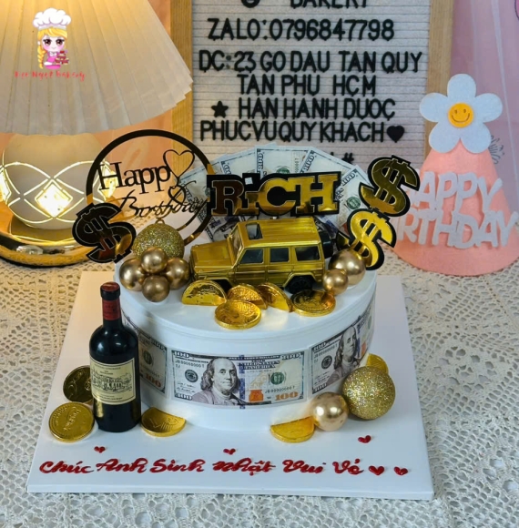 Bánh sinh nhật dành cho nam