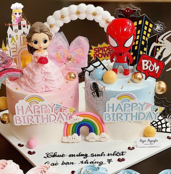 Bánh sinh nhật dành cho bé trai và bé gái