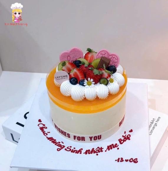 Bánh mousse chanh dây tặng mẹ yêu