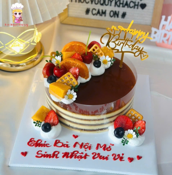 Mẫu bánh kem rau cau hot 2025 tại Kẹo Ngọt